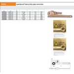 BETA - Kıvılcım Çıkarmayan Boru Anahtarı 2 1/2" 363BA 450 - Görsel 2