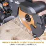 Evolution 048-0003A R210SMS+ Kızaklı Gönye Kesme Makinesi, 210mm - Görsel 11