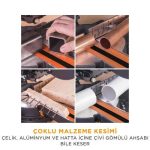 Evolution 048-0003A R210SMS+ Kızaklı Gönye Kesme Makinesi, 210mm - Görsel 13