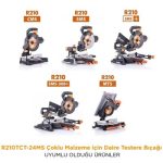 Evolution R210TCT-24MS Çoklu Malzeme için Daire Testere Bıçağı, 210mm - Görsel 3
