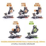 Evolution RAGEBLADE255DIAMOND Elmas Testere Bıçağı, 255mm - Görsel 3