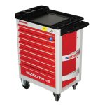 İzeltaş Pro Serisi Takım Dolabı 8 Çekmeceli Kırmızı Boş - 8241321008