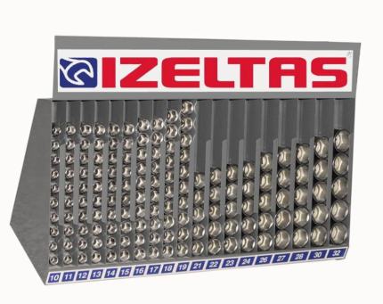 İzeltaş 1/2'' Lokma Anahtar Sehpası ( DOLU - 145 ) - 1113006145