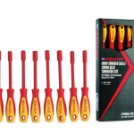 İZELTAŞ 1000V Süngüsü İzoleli Lokma Uçlu Tornavida Seti 8 Parça VDE - 4773008108