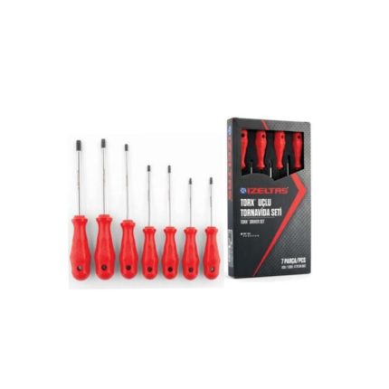 İZELTAŞ 4775008107 Torx Uçlu Tornavida Takımı 7 Parça - 4775008107