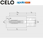 MEA HBR Boşluklu Çerçeve Dübeli (8x80mm, 50 adet) - Görsel 2