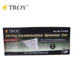 TROY 21525 Kombine Anahtar Takımı (25 Parça, 6-32mm) - Görsel 3