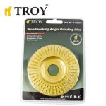 TROY 25071 Avuç Taşlamalar için Ahşap Törpü Diski, Düz Yassı, 100mm - Görsel 3