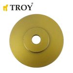 TROY 25074 Avuç Taşlama için Ahşap Aşındırıcı Törpü Diski, Toroidal, 125mm - Görsel 2