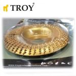 TROY 25074 Avuç Taşlama için Ahşap Aşındırıcı Törpü Diski, Toroidal, 125mm - Görsel 3
