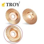 TROY 25074 Avuç Taşlama için Ahşap Aşındırıcı Törpü Diski, Toroidal, 125mm - Görsel 5