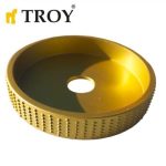 TROY 25090 Avuç Taşlama için Ahşap Törpüleme Oyma Diski, 100mm