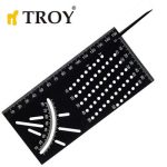 TROY 25901 Alüminyum Kırlangıç Geçme İşaretleme Gönyesi, 215mm - Görsel 2
