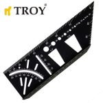 TROY 25901 Alüminyum Kırlangıç Geçme İşaretleme Gönyesi, 215mm - Görsel 3