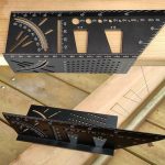 TROY 25901 Alüminyum Kırlangıç Geçme İşaretleme Gönyesi, 215mm - Görsel 9