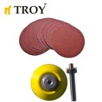 TROY 25930 Aşındırıcı Cırt Zımpara Seti, 101 Parça - Görsel 2