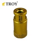 TROY 27450-30 Avuç Taşlamalar için Seramik Kuru Elmas Delici, 30mm