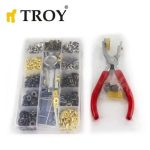 TROY 90018 Deri İşleme Alet Seti, 273 Parça - Görsel 9