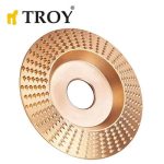 TROY 25076 Avuç Taşlama için Ahşap Aşındırıcı Törpü Diski, Trapezoidal, 125mm - Görsel 4