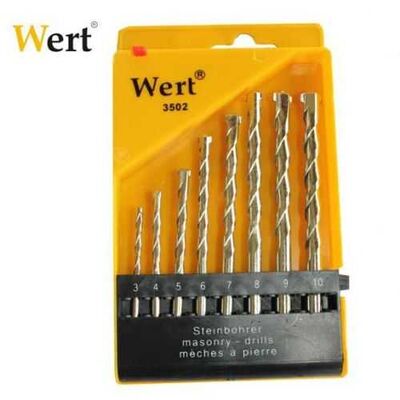 wert-3502-beton-matkap-ucu-seti-8-parca-cam-delme-uclari-wert-4618569-40-O WERT 3502 Beton Matkap Ucu Seti (8 Parça) - Görsel 1