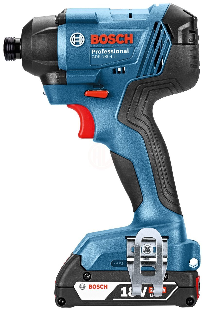 06019g5123 Bosch Akülü Somun Sıkma Makinesi GDR 180-LI (2 x 2,0 Ah Akü) - 06019G5123 - Görsel 1