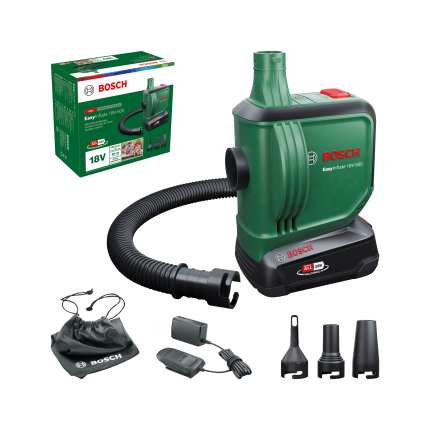 Bosch Akülü Basınçlı Hava Kompresörü EasyInflate 18V-500 Set (1 x 2,0 Ah Akü) - 0603947201