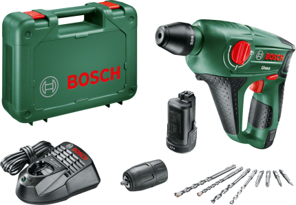 Bosch Akülü Darbeli Vidalama Matkabı Uneo 12 LI (2 x 2,5 Ah Akü) - 060398400E
