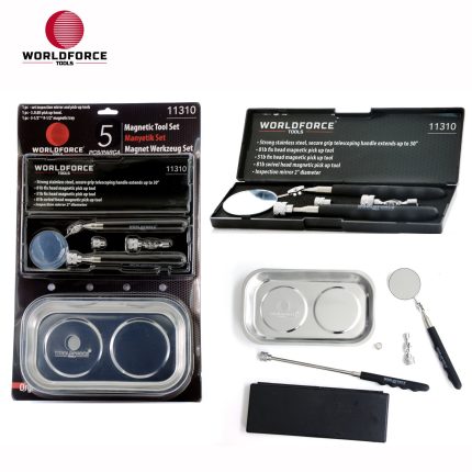 World Force - Manyetik Set 5'li (Tepsi + LED Çubuk + Ayna)