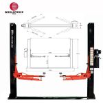 World Force - Hidrolik Lift İki Sütunlu 4 Ton 380/220V Yarı Otomatik