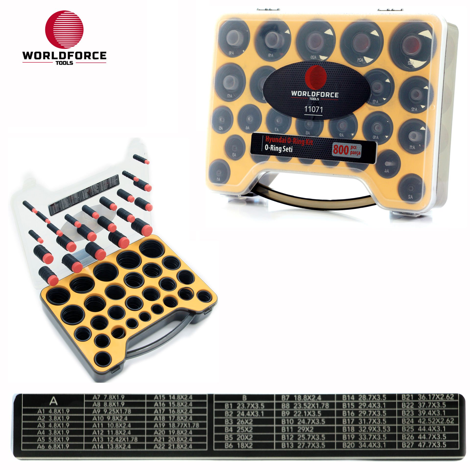 2 World Force - O-Ring Seti 800 Parça - Görsel 1