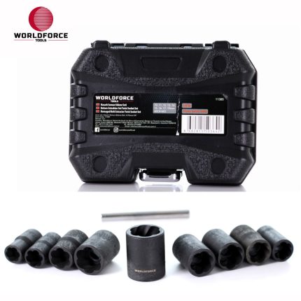 World Force - Hasarlı Somun Sökme Seti 10 Parça 3/8''