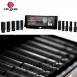 World Force - Lokma Seti Uzun 10 parça 1/2'' 6 Köşe (10,12- 15, 17, 19, 21, 22, 24mm) Metal Kutu - Görsel 3