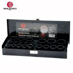 World Force - Lokma Seti 20 parça 1/2'' 6 Köşe (8- 24, 27, 30, 32mm) Metal Kutu - Görsel 4