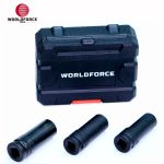 World Force - Havalı Derin Lokma Anahtar Seti 3 Parça 1/2'' 6 Köşe (17,19,21mm) - Görsel 3