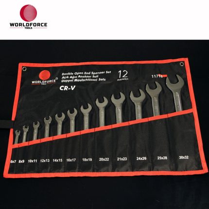 World Force - Açık Ağız Anahtar Seti 12 Parça (6x7-30x32mm)