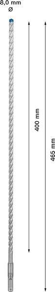 Bosch Kırıcı Delici Uç SDS-Plus-7X Expert 8x465 mm (1 Adet) - 2608900093 - Görsel 3