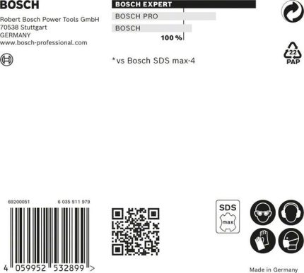 Bosch Kırıcı Delici Uç SDS-Max-8X Expert 16x540 mm (1 Adet) - 2608900215 - Görsel 3