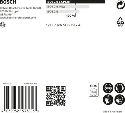 Bosch Kırıcı Delici Uç SDS-Max-8X Expert 28x520 mm (1 Adet) - 2608900248 - Görsel 3