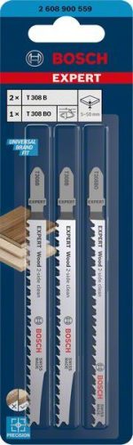 Bosch Dekupaj Testere Bıçağı Expert ExCleanfWood Set (3 Parça) - 2608900559 - Görsel 2