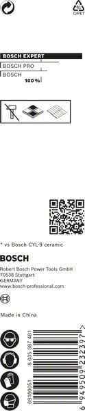 Bosch Seramik Matkap Ucu Expert HEX-9 HardCeramic 3x70 mm - 2608900587 - Görsel 3