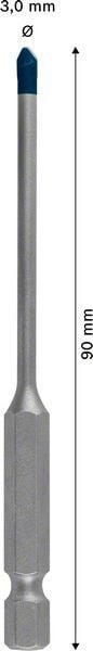 Bosch Seramik Matkap Ucu Expert HEX-9 HardCeramic 3x70 mm - 2608900587 - Görsel 4