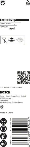 Bosch Seramik Matkap Ucu Expert HEX-9 HardCeramic 7x90 mm - 2608900591 - Görsel 3
