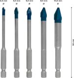 Bosch Seramik Matkap Ucu Expert HEX-9 HardCeramic Set (5 Parça) (4/5/6/8/10 mm) - 2608900597 - Görsel 4