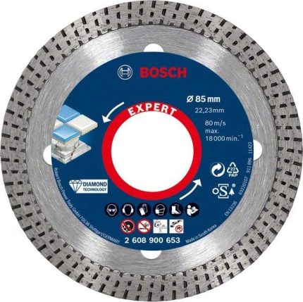 Bosch Elmas Kesme Diski Expert BFHaCeramic 85x22,23 mm - 2608900653