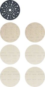 Bosch Ağ Zımpara Expert M480 Set Ø150 mm (7 Parça) - 2608901203 - Görsel 5