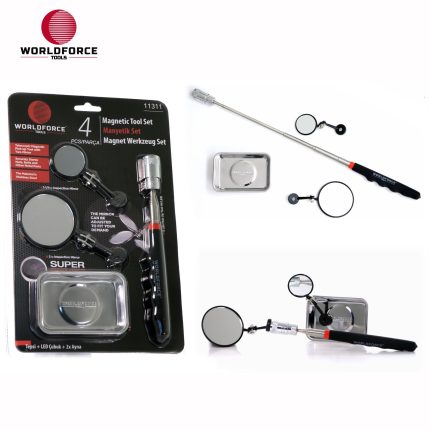 World Force - Manyetik Set 4'lü (Tepsi + LED Çubuk + 2x Ayna)