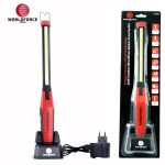 World Force - Şarjlı El Lambası COB Ledli İnce, Katlanır, Kısma Özellikli, Sehpalı 3.7V 2600mAh
