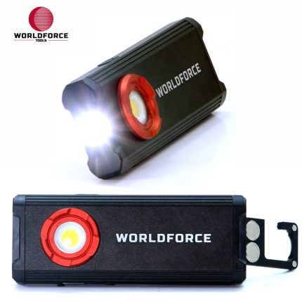 World Force - Şarjlı El Lambası COB+SMD Ledli 800 Lm (4000 mAh)
