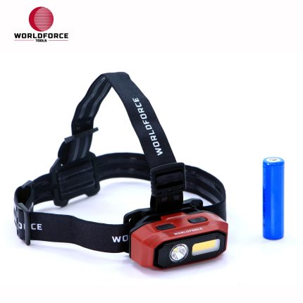 World Force - Şarjlı Kafa Lambası SST40+COB Ledli 800 Lm (2200 mAh)
