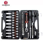 World Force - Lokma Takımı 60 Parça S-Ultra 1/4'' Uzatmalı Cırcır